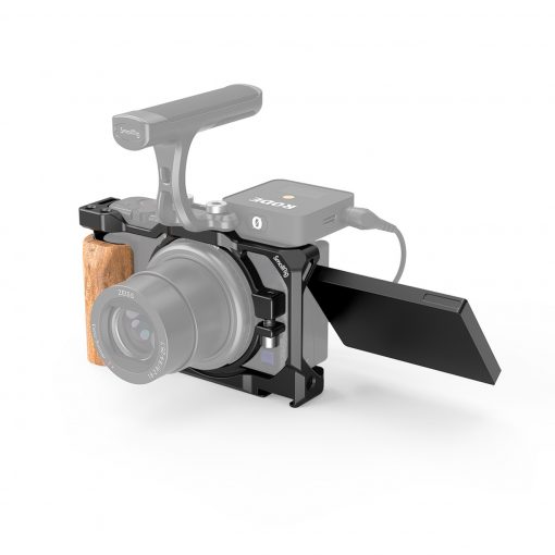 SmallRig Cage with Wooden Handgrip for Sony ZV1 Camera 2937