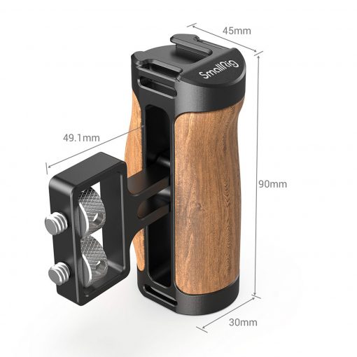 SmallRig Wooden Mini Side Handle (1/4”-20 Screws) 2913