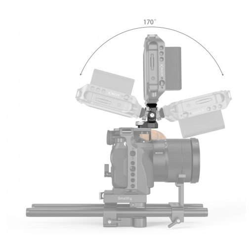 SmallRig Swivel and Tilt Adjustable Monitor Mount with ARRI-Style Mount 2903