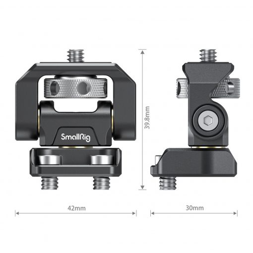 SmallRig Swivel and Tilt Adjustable Monitor Mount with Screws Mount 2904