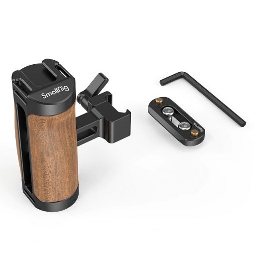 SmallRig Wooden NATO Side Handle （With Quick Release NATO Rail）2978