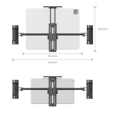 SmallRig Tablet Mount with Dual Handgrip for iPad 2929