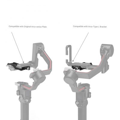 SmallRig Quick Release Plate with Arca-Swiss for DJI RS 2/RSC 2 3061